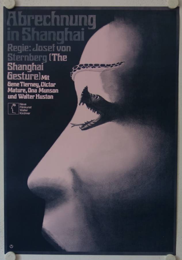 Abrechnung in Shanghai originales deutsches Filmplakat (R72)